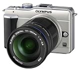 Produkt-Bild: Olympus PEN E-PL1 Systemkamera (13 Megapixel, 6,9 cm (2,7 Zoll) Display, Bildstabilisator) champagner mit 14-150mm Objektiv schwarz