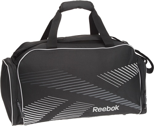 Reebok Med Grip, Sac de sport mixte adulte - Noir/Gravier, Synth&eacute;tique