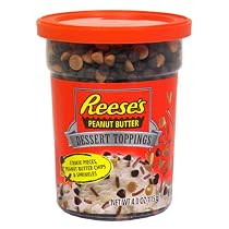 Reese's Peanut Butter Sprinkles Dessert Toppings, 4-Ounce Containers (Pack of 12)