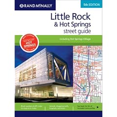 Rand McNally Street Guide Little Rock/Hot Springs, Arkansas