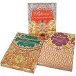 Patience, Peace, Laughter Assorted Sayings Set of 3 Gold Foil Embellished Pocket Note Pads