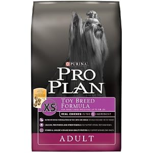 Pro Plan Dry Dog Food, Toy Breed Adult Chicken Formula, 5 Pound Bag