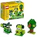 LEGO Classic Creative Green Bricks 11007 Starter Set Building Kit with Bricks and Pieces to Inspire Imaginative Play, New 2020 (60 Pieces)