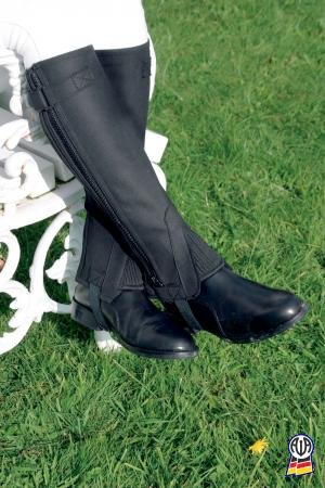 Kurz Chaps elastisch & waschbar schwarz