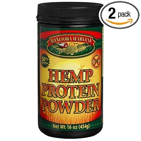 Manitoba Harvest Hemp Protein Powder, 16 Ounce Bottle (Pack of 2)