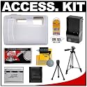 Olympus Protective Clear Silicone Digital Camera Skin for the Stylus TOUGH-8000 + LI-50B Battery & Charger + Tripod + Cameta Bonus Accessory Kit
