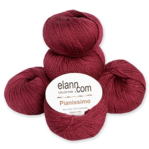 elann Pianissimo Yarn | 5 Ball Bag | Cabernet-05