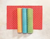 Polka Dot Placemat - Red