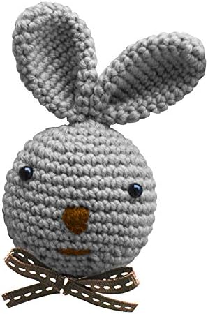 iHanco My Friend Bunny Brooch Knitting DIY Kit Light Gray