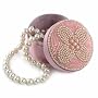 14k Yellow Gold 9-10mm Freshwater Cultured Pearl Necklace w/ Pink Beaded Gift Box, 18"