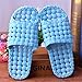 SAMSAY Unisex Indoor Bathroom Shower Slipper Non Slip Bubble Massage Shoes