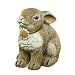 Grasslands Road Garden Life Bunny with Daisy Necklace Hide a Key Figurine