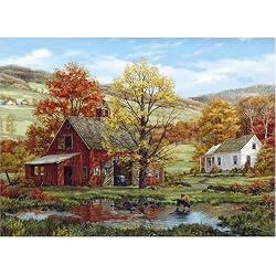 Friends in Autumn 1000 pc Jigsaw Puzzle by White Mountain