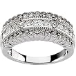 14K White Gold Diamond Wedding/Anniversary Band - 1.00 Ct.