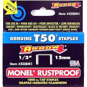 Arrow Fastener 508M1 1000Pk T50 1 2Staples by Arrow