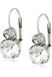 Sorrelli Round Crystal French-Wire Drop Earrings