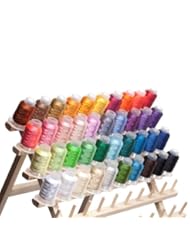 Home: 40 Spools Polyester Embroidery Machine Thread Bright and Beautiful Colors for Brother Babylock Janome Singer Pfaff Husqvarna Bernina Machines - Kolors