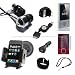 DreamBargains Premium Zune 80GB 120GB Accessory Bundle Kit - Protective Silicone Sleeve - White + Screen Protector + Adjustable Armband + Retractable USB Charge and Sync Cable + USB Car Charger + USB Travel / Home Charger + Durable Metallic Sound Isolating In-Ear Earbud Earphones + Fully Adjustable Windshield Mount - Black