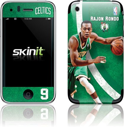 Skinit Boston Celtics Rajon Rondo #9 Action Shot Vinyl Skin for Apple iPhone 3G / 3GS