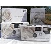 10 Pack Soft White Rose Wedding Disposable 35mm Cameras In Matching Gift Boxes- 27 Exposures Each- With Matching Table Tents