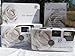 10 Pack Soft White Rose Wedding Disposable 35mm Cameras In Matching Gift Boxes- 27 Exposures Each- With Matching Table Tents