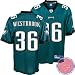 Men's Brian Westbrook #36 Philadelphia Eagles NFL Premier EQT Replithentic Football Jersey by Reebok(Size=XXXXX-LARGE)