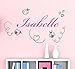 Nursery Ladybugs Custom Name Wall Decal Sticker, 28