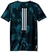 adidas Big Boys' Performance Short Sleeve Tee, EQT Green/Black, Medium/10-12