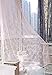 Better&Better Lace Romatic Floral Curtains for Living Room Washable 59.05