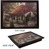 Cafe Berlotto Scenes Lap Desk - For Laptop Computer or Meals - Other Designs Available