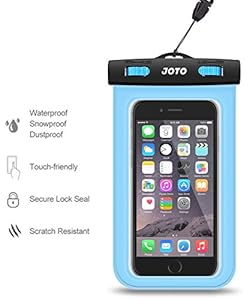 Universal Waterproof Case, JOTO Waterproof CellPhone Dry Bag Case for Apple iPhone 6S 6,6S Plus, 5S 5, Samsung Galaxy S6, Note 5 4, HTC LG Sony Nokia Motorola up to 6.0