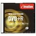 Imation Dvd+r 4.7gb 16x White Inkjet Printable Disk In Sliml