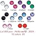 Wholesale Lot 800 ss12 ~ 3.3mm #2028 Swarovski Crystal Hotfix Flatback Rhinestone Xilion Rose (#1) . 10 colors.