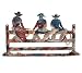 Cowboy Gathering Metal Wall Art Sculpture