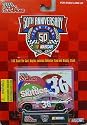 1998 - Racing Champions - NASCAR 50th Anniversary - Ernie Irvan - No. 36 Skittles Pontiac Grand Prix - 1:64 Scale Die Cast Replica Car Replica