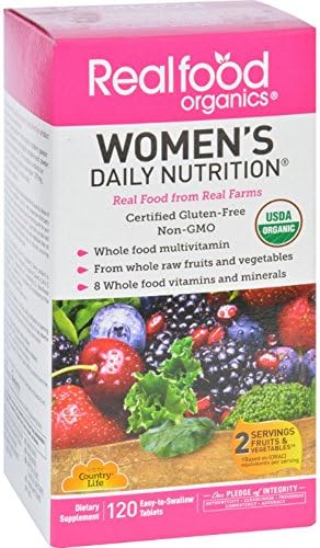 Realfood Organics Daily Nutrition - Organic - Womens - 120 Tablets