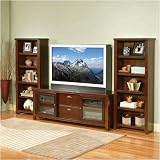 Kathy Ireland Home by Martin Furniture TLC357 , TLC600 Tribeca Loft 61 H Cherry Bookcase Entertainm
