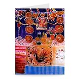 Mexican Shrine with Frida Kahlo, 2006 (dyes.. - Greeting Card (Pack of 2) - 7x5 inch - Art247 - Standard Size - Pack Of 2