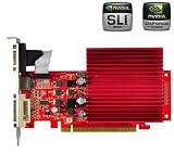 Gainward Nvidia GeForce 210 Grafikkarte (PCI-e, 512MB GDDR2 Speicher, DVI, 1 GPU)
