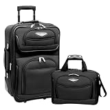 Travel Select Luggage Amsterdam Two Piece Carry-On Luggage Set, Gray, One Size