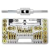 Neiko 40-Piece Titanium Coated Tap & Hexagon Die Set - Metric