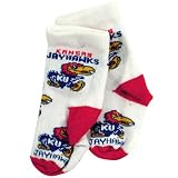 NCAA Kansas Jayhawks White Infant Bootie socks