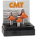 CMT 838.501.11 3-Piece Roundover 1/2 Shank Router Bit Set