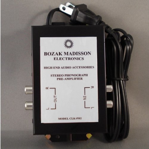 Bozak Madisson Phono Preamp Preamplifier, Turntable Amplifier Pre-Amp