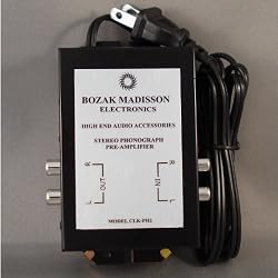 Bozak Madisson Phono Preamp Preamplifier, Turntable Amplifier Pre-Amp