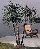 Faux Palm Tree Cluster 6 Foot Accent Light