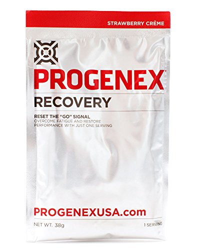 PROGENEX® Recovery Single Serves Individual Sports Nutrition And Performance Enhancing Supplements (Strawberry Creme)
