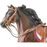 Fully adjustable, standard snaffle bridle for your Traditional size Breyer horse.