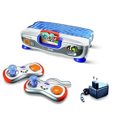 Vtech 80-078814 - V. Smile Motion Deluxe Bundle blau (inkl. Lernspiel Micky Maus Wunderhaus, zwei Joysticks u. Netzadapter)