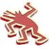 nOir Red Keith Haring Barking D